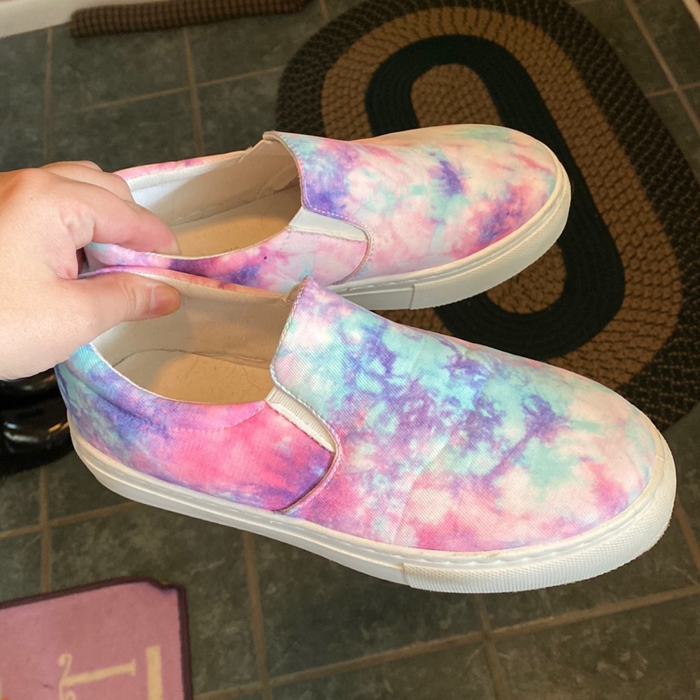 Tie dye sneakers